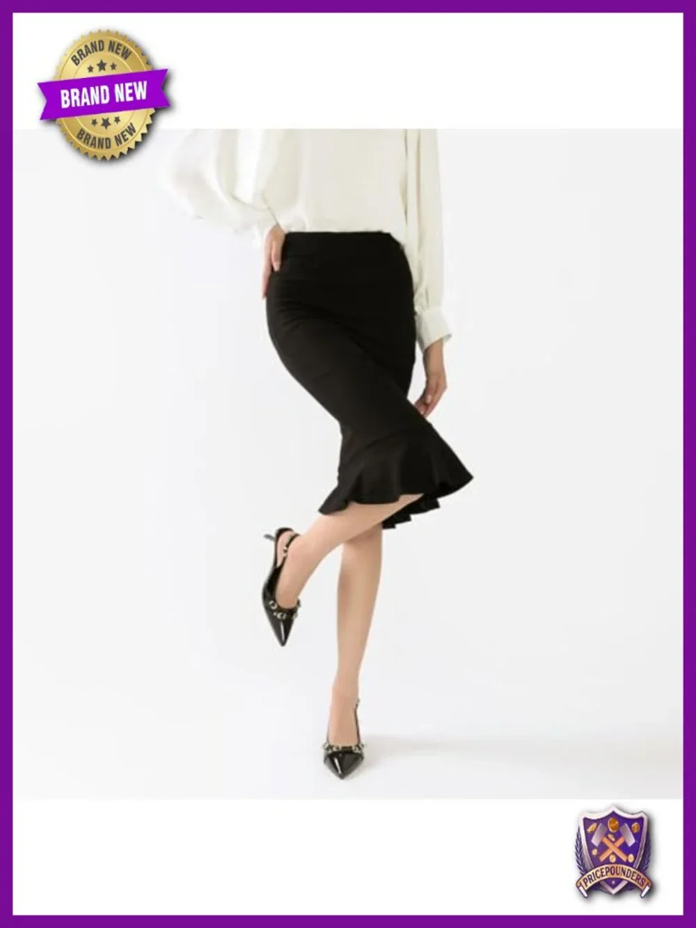 Kitten Heels Pointed Toe Pumps Patent Leather Slingback Buckle Dress Shoes